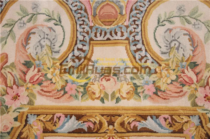 Французский коврик «савонри» ковер гостиная для чайного столика, дивана ковер для спальни высококлассная неоклассическая мода 10'x14' gc180sav01yg2