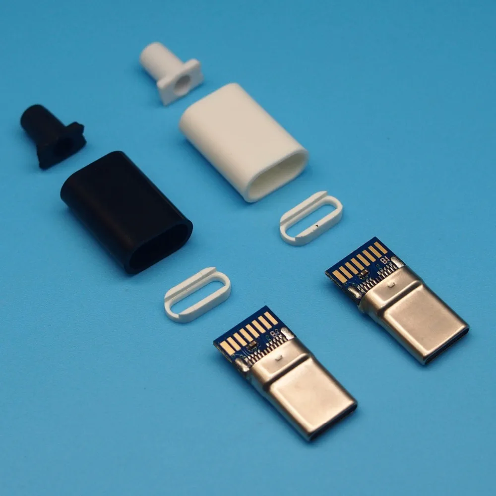 5 компл. 4 в 1 DIY сварочный Тип USB3.1 тип c штекер TYPE C разъем с пластиковой