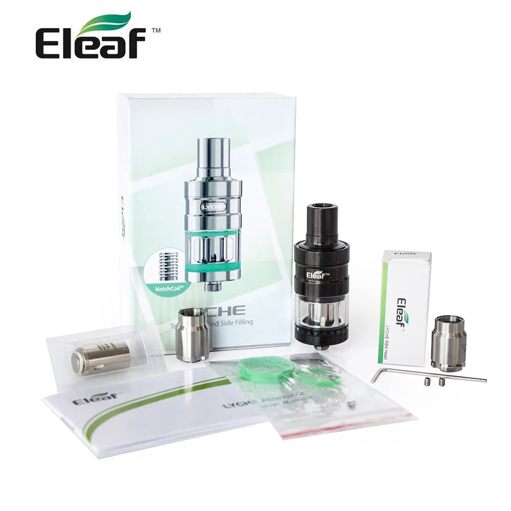 eleaf Lyche RBA атомайзер 4 мл емкость нижняя сторона наполнение vape танк электронная сигарета атомайзер танк