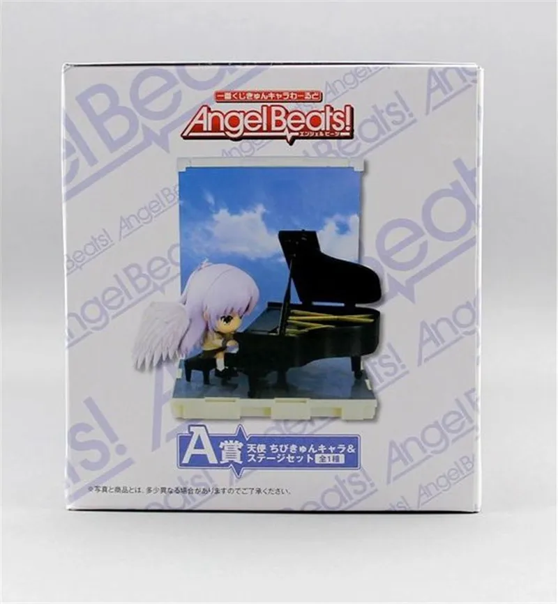 Аниме Angelbeats Figura 6,5 см Angel Beats Tenshi Kanade играть на пианино Фигурки игрушки коллекция кукол