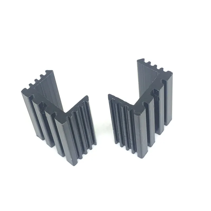 10pcs Free Shipping Aluminium TO-220 Heatsink TO 220 Heat Sink Transistor Radiator TO220 Cooler Cooling black 20X15X10MM 3