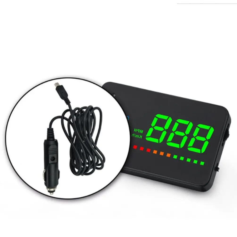  Neue Auto Head Up Display HD Screen Display GPS Geschwindigkeit Warnung System Kraftstoff Verbrauch