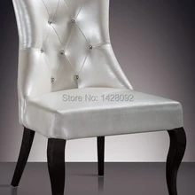 Европейский и американский стиль удобные белые мягкие стулья в вестибюле гостиниц LQ-L8001