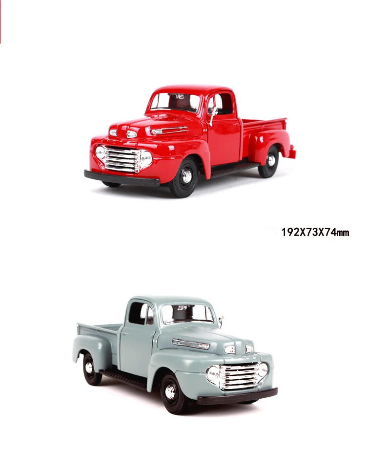 Коллекционные Maisto масштаба 1/25 сплав 1948 Frod F-1 пикап модель автомобиля транспортных средств игрушки 2 цвета для малыша подарок