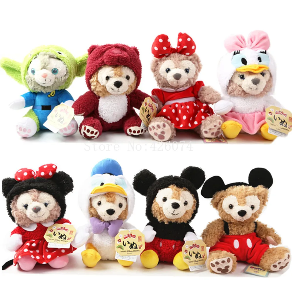 

New Duffy Shellie May Bear Gelatoni Cat Plush For Girls Boys 22CM Kids Stuffed Toys Children Gifts