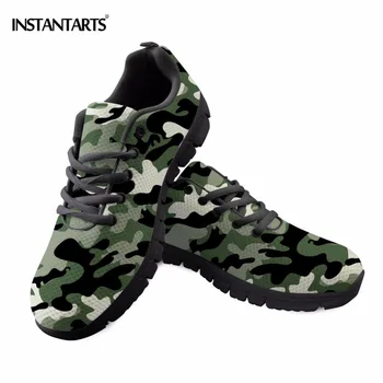 

INSTANTARTS Man Running Shoes Men Athletic Trainers Camouflage Sneakers Women Summer Outdoor Sports Gym Walking Jogging Shoes
