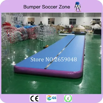 

Free Shipping 14x2x0.2m Air Track Tumbling Mat (8 Inch Thickness) Inflatable Gymnastics airtrack with Electric Air Pump