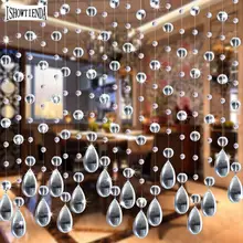 Роскошная занавеска из хрустального стекла для гостиной, спальни, окна, двери, Свадебный декор