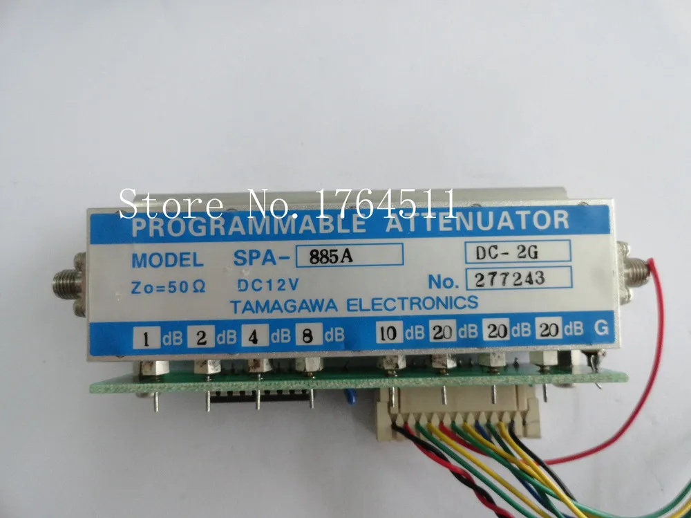 BELLA The programmable step attenuator TAMAGAWA SPA 885A 0 85dB DC 2GHz 12V