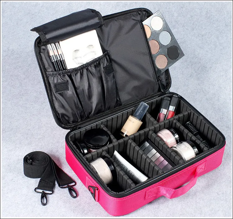 Органайзер для макияжа, сумки для макияжа, дорожный корейский чемодан, косметичка, сумка с ручкой, маленькие кисти, чехол, профессиональная сумка для макияжа
