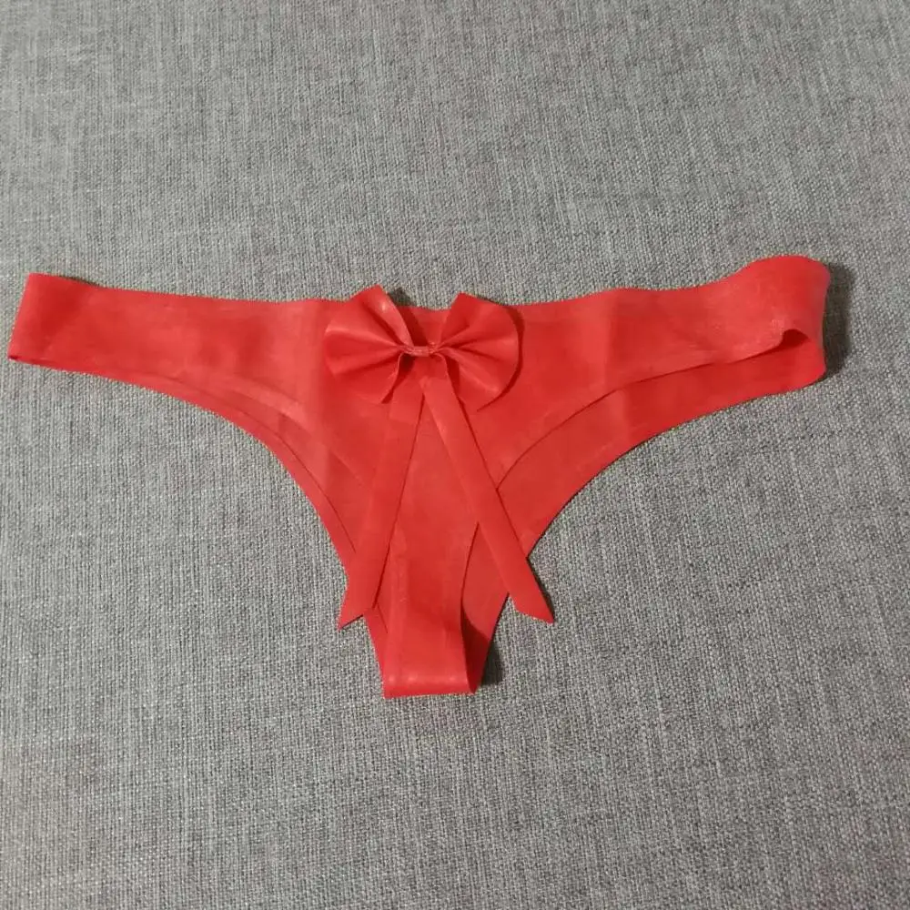 

Red Latex Rubber string Shorts Sexy Latex Tight T-Back L Size available