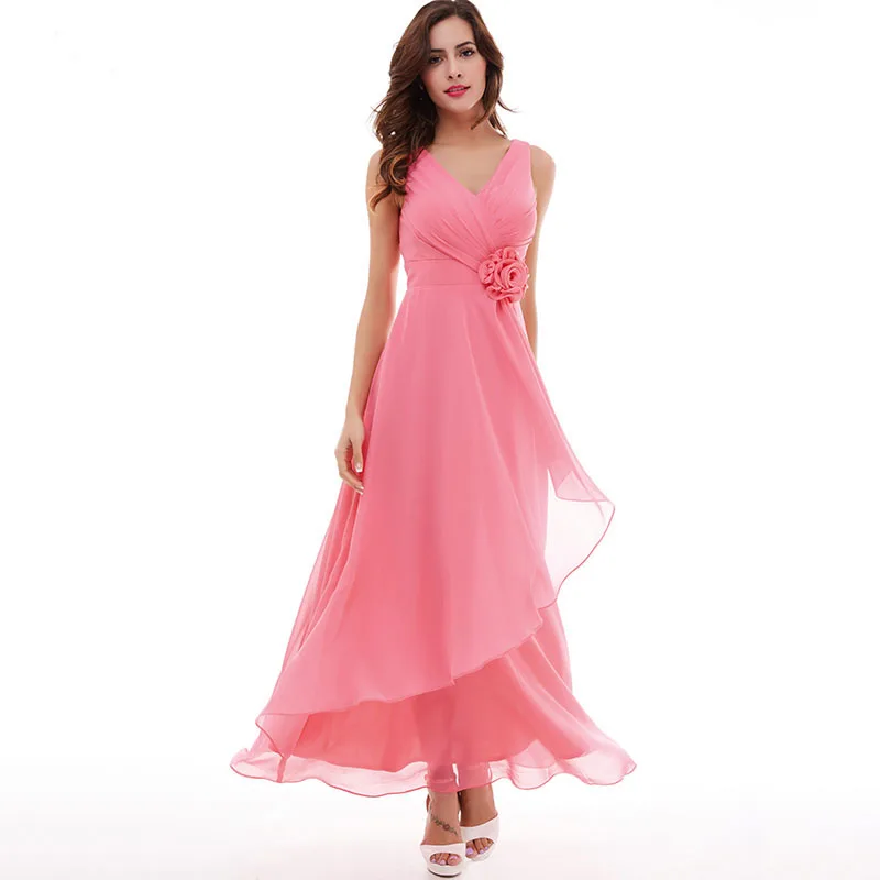 Chiffon Mother and Daughter Clothes Sleevelesss Women Evening Dress For Party and Homecoming Dress A-Line Prom Dresses Chiffon Mother and Daughter Clothes Sleevelesss Women Evening Dress For Party and Homecoming Dress A-Line Prom Dresses