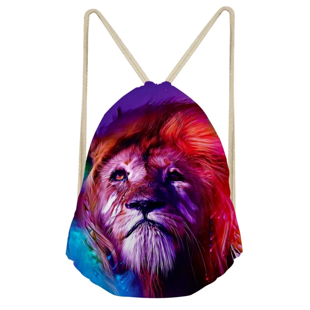 

Customized Image Women's Drawstring Bag Girls Musical Zebra Print Mini School Bag for Teenager Kids Fashion Packing Bags Casual