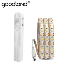 Светодиодная лента светильник с датчиком движения PIR Диодная лента Водонепроницаемая неоновая Лента USB гибкая белая подсветка Питание от батареи DC 5 В для ТВ PC