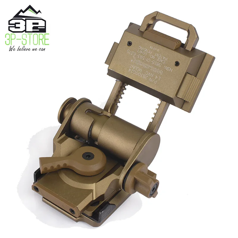 

L4 G24 Airsoft Helmet Mount Night Vision Fast OPS Parts NVG Mounting Breakaway Base Adapters Softair WM001-LO