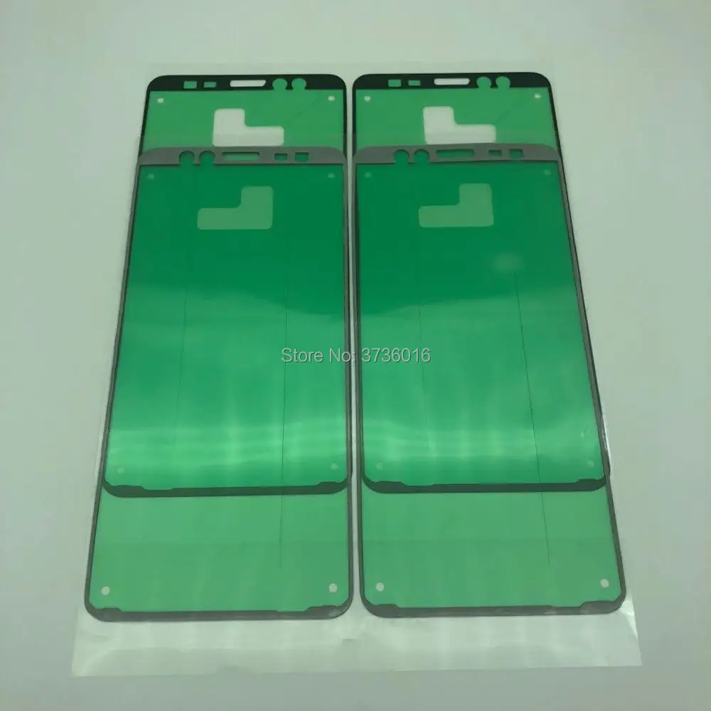 10 قطع شاشة lcd الإطار الأمامي ملصقا ل samsung A730 الإطار الحافة لاصق الغراء استبدال للهاتف المحمول إصلاح تحديث