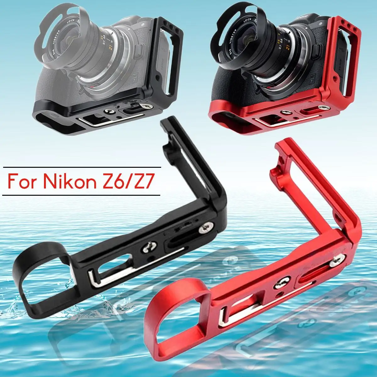 

L Plate Bracket Holder Camera Hand Grip for Nikon Z7 Z6 LB-Z7 Quick Release Baseplate & side plate L-bracket Camera Accessories