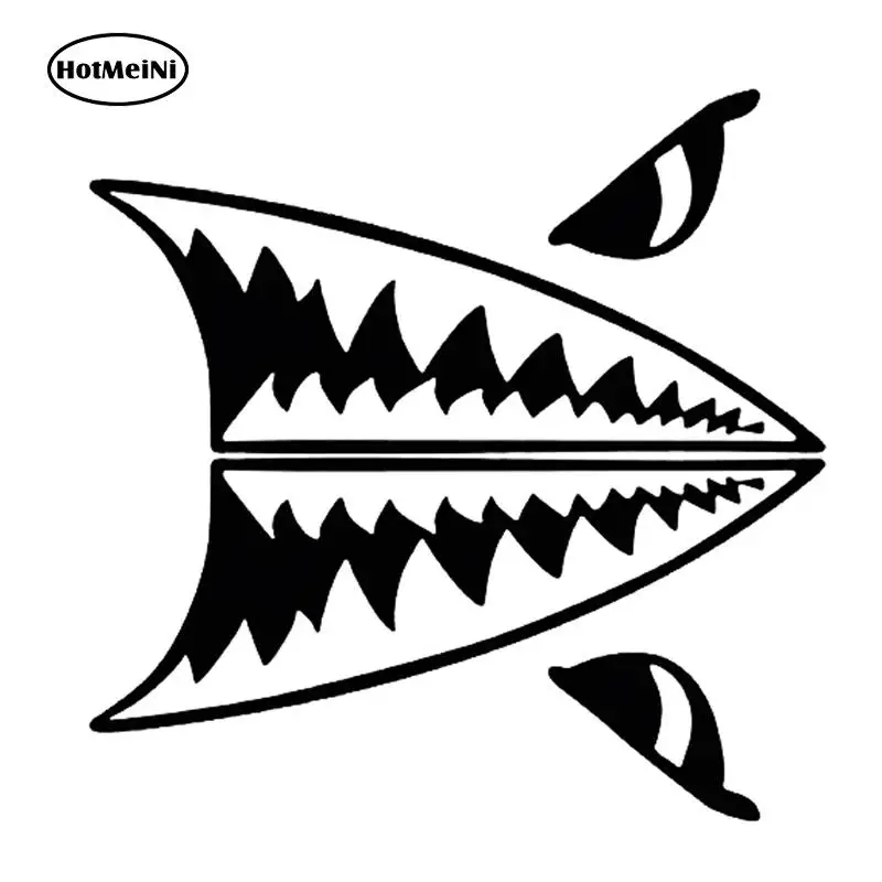 Наклейки на бампер HotMeiNi 16 х16 см Акула зубы великая белая акула|car sticker|decal stickersticker