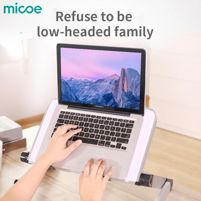 MICOE المحمولة طوي قابل للتعديل سبائك الألومنيوم مكتب للحاسوب شخصي قابل للتعديل رفع
