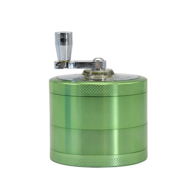 Aliexpress 4 Layers Handle Aluminum Alloy Herb 4 Layers Handle Aluminum Alloy Herb Crusher Hand Muller Grinding Tool Storage Smoke Pipe
