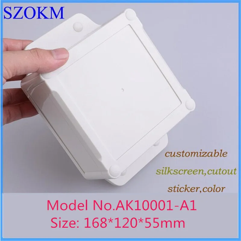 

4 pieces a lot, IP68 abs waterproof enclosure 168*120*55mm electronics project plastic box for electronics pcb enclosure