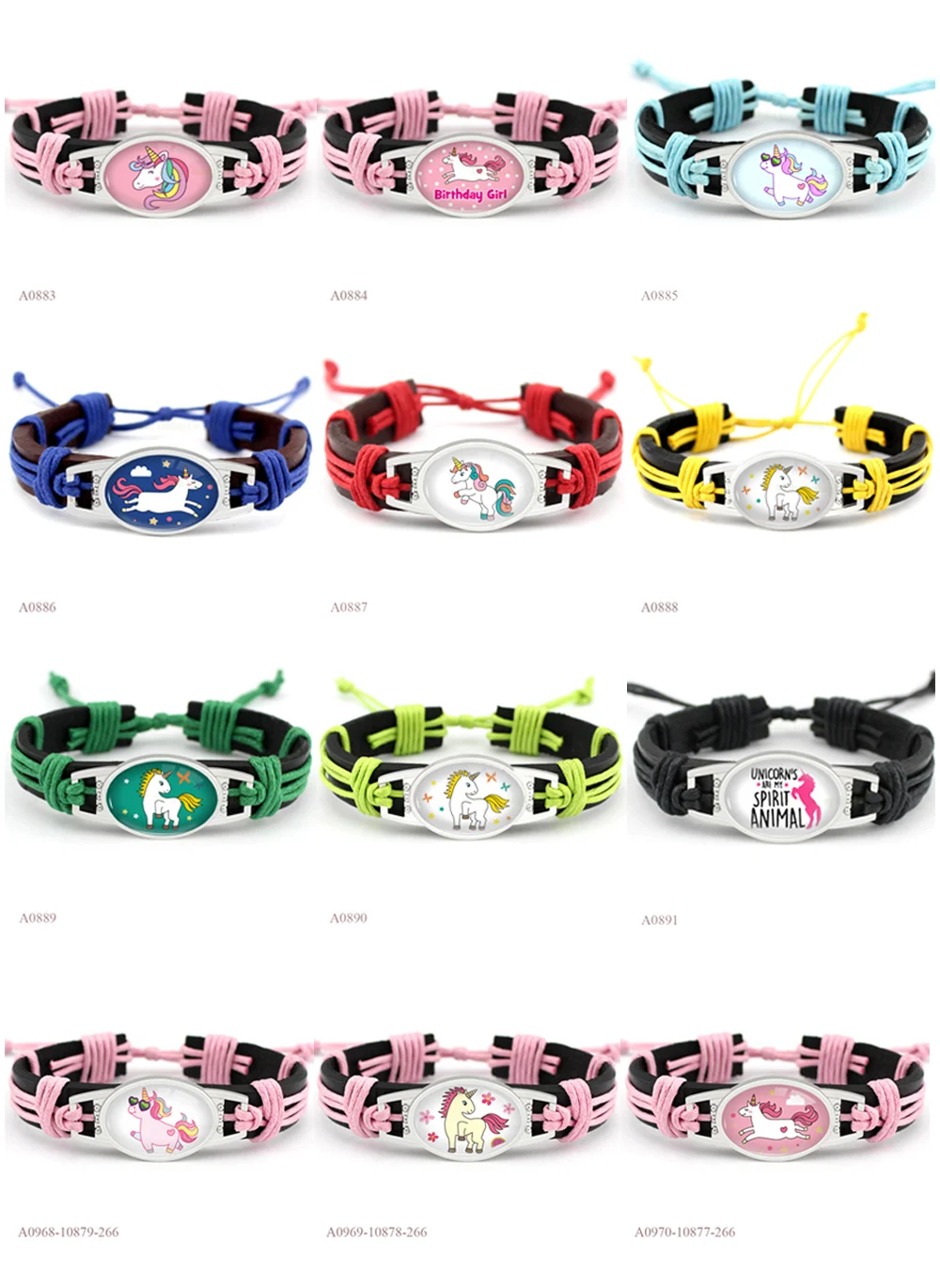 Unicorn Leather Wrap Bracelets 16 Unicorn Leather Wrap Bracelets -Unicorn Fashion HTB1EJ8KEeuSBuNjy1Xcq6AYjFXab