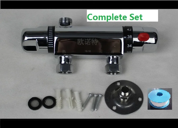 Premintehdw Solid Copper thermostatic mixing valve shower temperature controlin Valve from Home