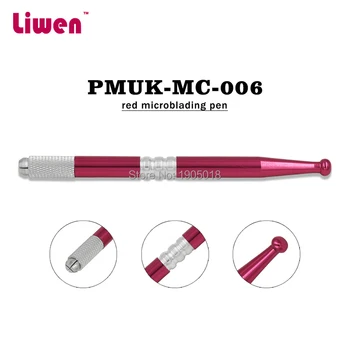 

Cheapest 50PCS Aluminum alloy 3D Eyebrow microblade manual Pen permanent makeup Tattoo Embroidery machine free DHL
