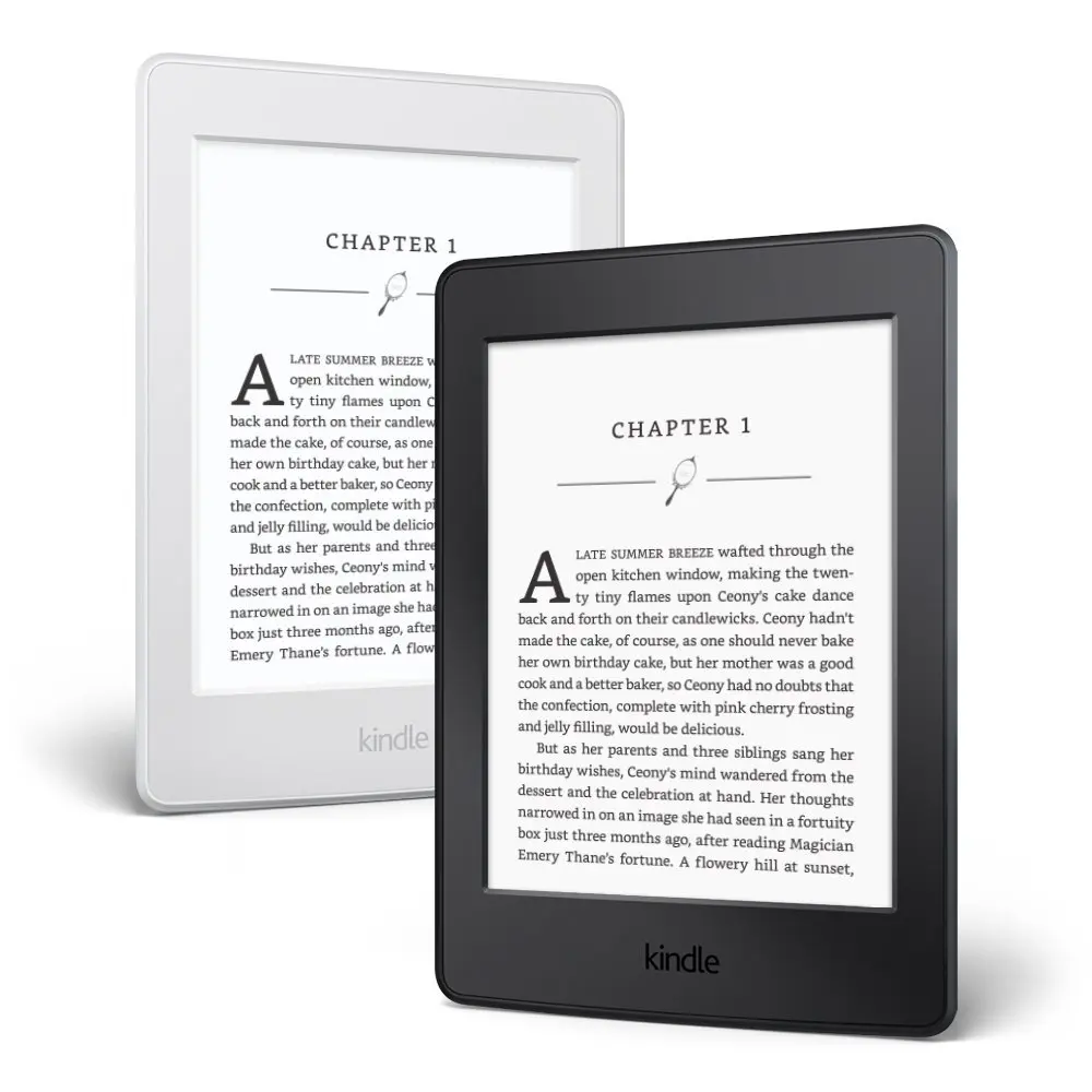 Kindle Paperwhite черный 32 Гб электронная книга e-ink экран wifi " светильник беспроводной считыватель со встроенным задним светильник для чтения электронных книг