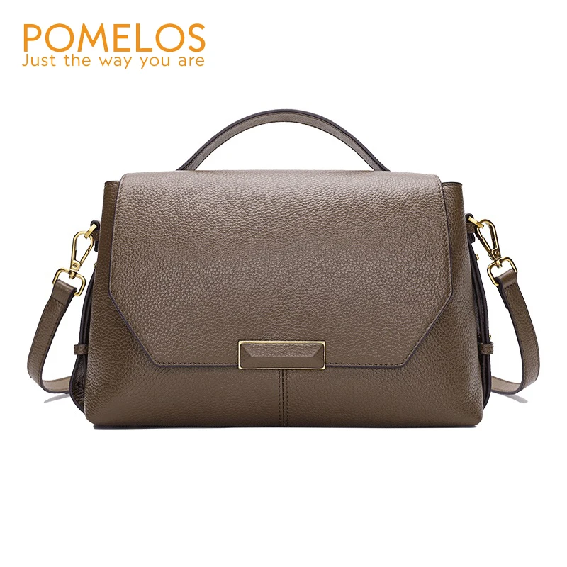 

POMELOS Handbag Genuine Leather Bags For Women New Arrival Woman Shoulder Bag High Quality Purses And Handbags Ladies Hand Bags