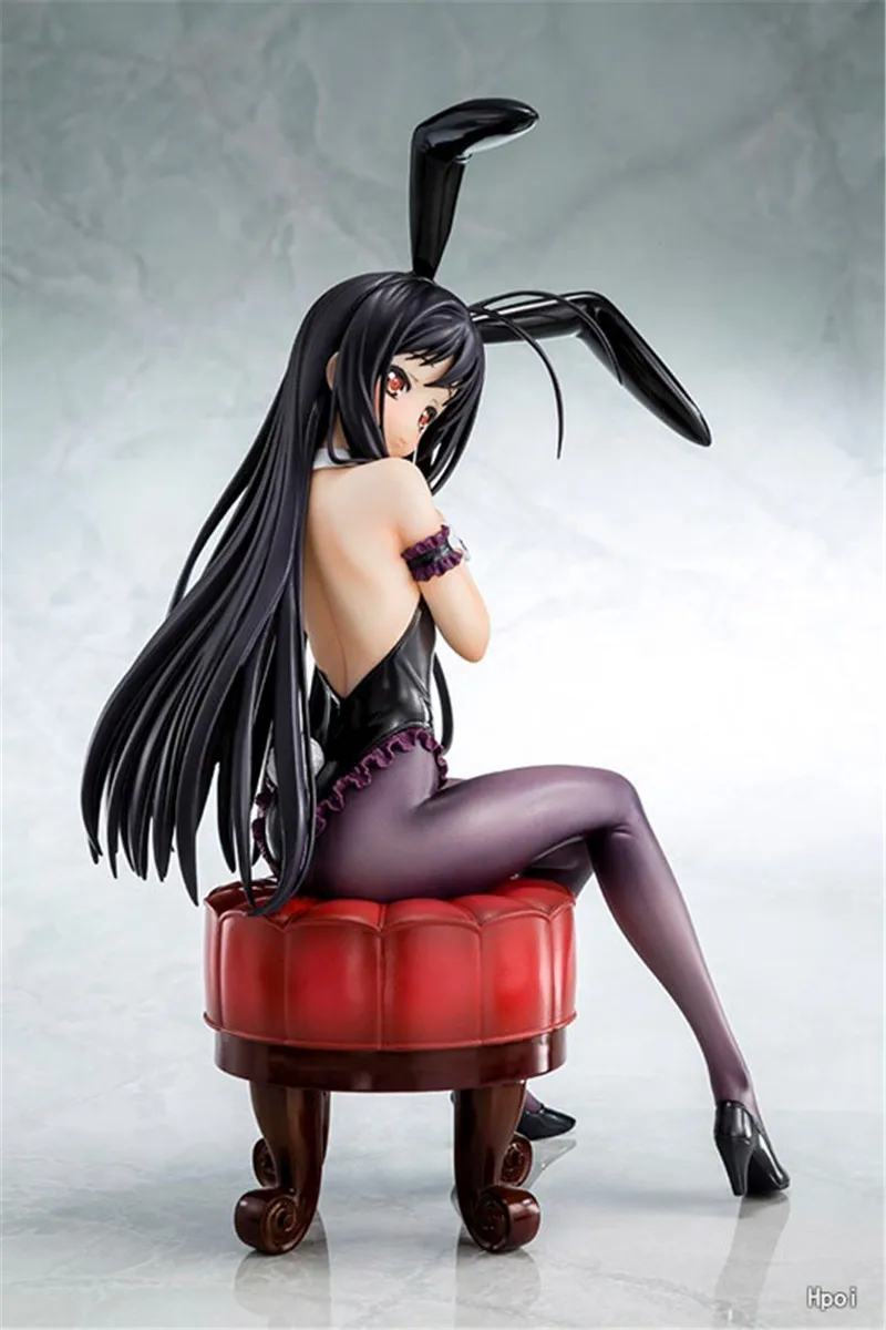 20 см аниме Accel World Sexy figures Kuroyuki hime Bunny Girl Ver. Сексуальная ПВХ фигурка Коллекционная