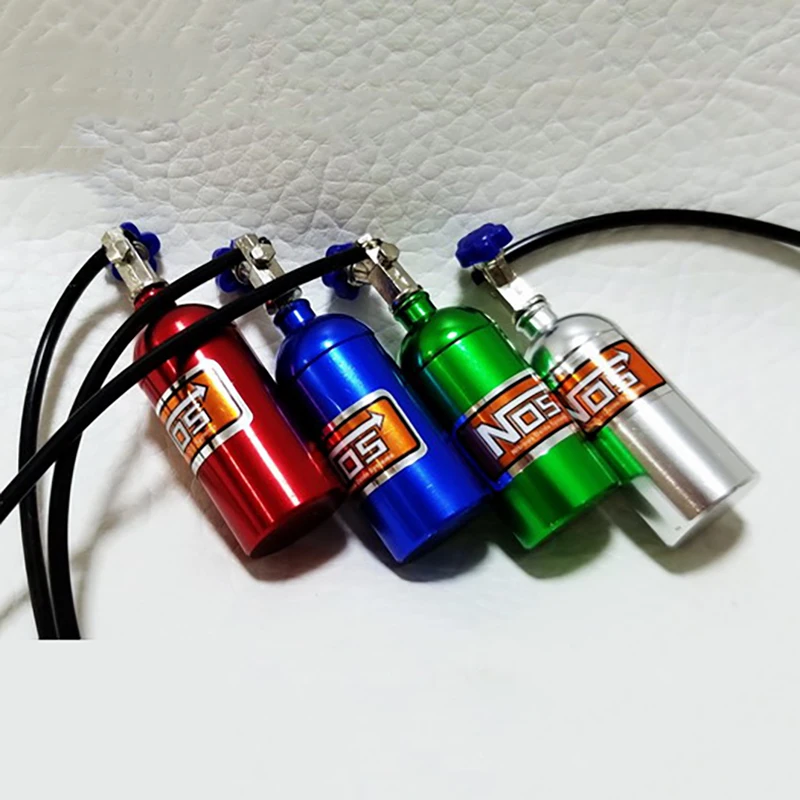 

1/10 Scale Remote Control Car Model Climbing Car Simulation Metal Nitrogen Bottle Containing Gas Pipe RC Car Model