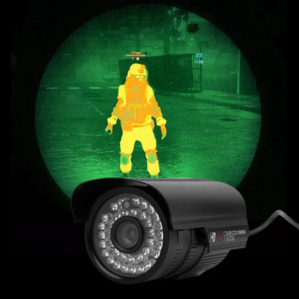 

1200TVL 36 LED Lights Night Vision Waterproof 6mm Lensolor Outdoor Waterproof CCTV Camera hot selling HD Digital Camcorder
