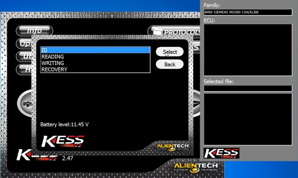 kess v2 read ecu 5