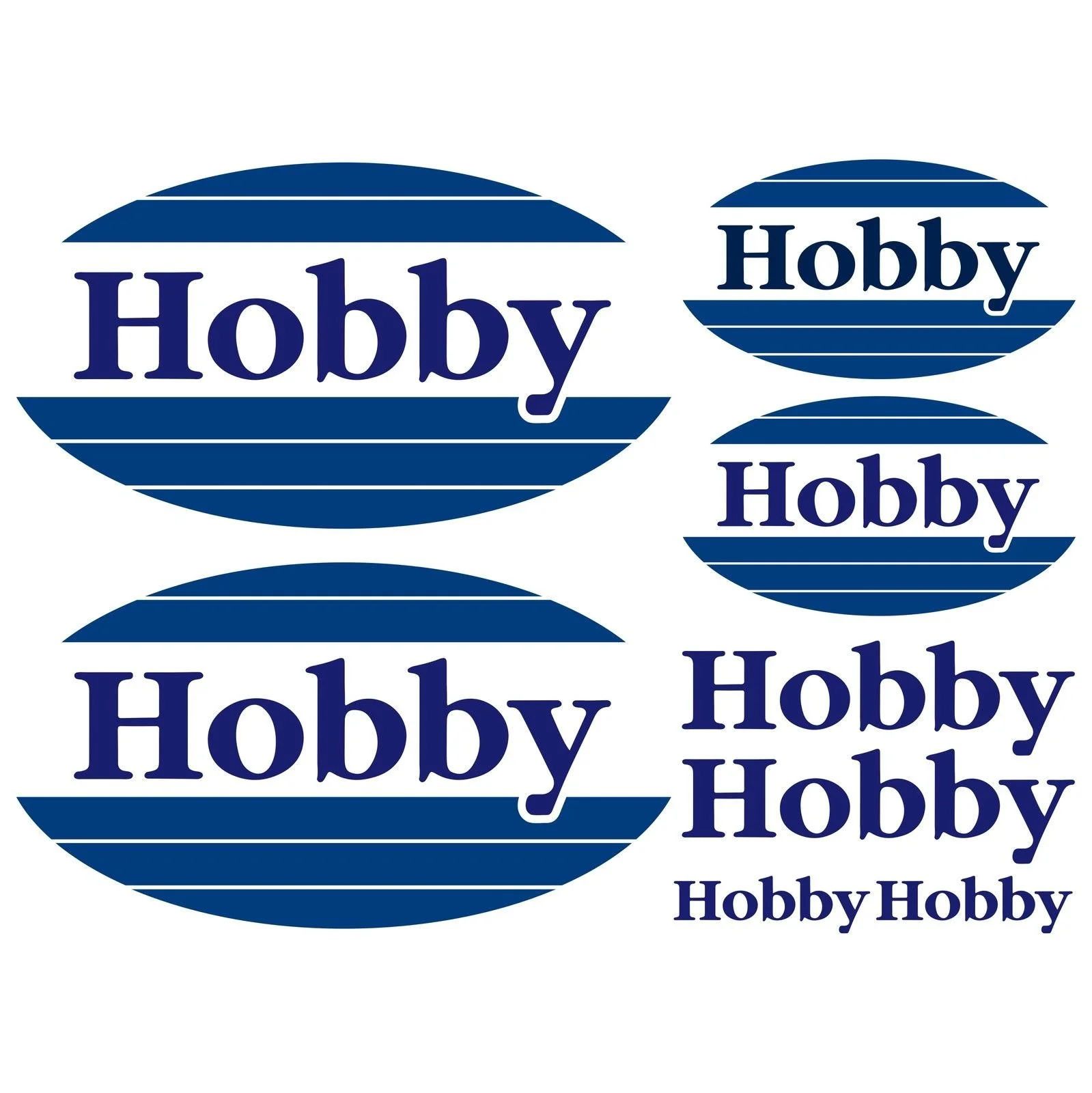 Наклейка для автомобиля Hobby autocollant 8 шт. Стайлинг автомобиля|Наклейки на