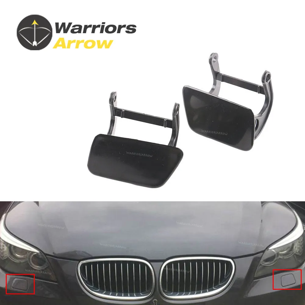 51117060585 51117060586 для BMW E60 E61 525i 528i 530i 2005 пара фар насадка крышки Кепки и рычаг левый и правый неокрашенный