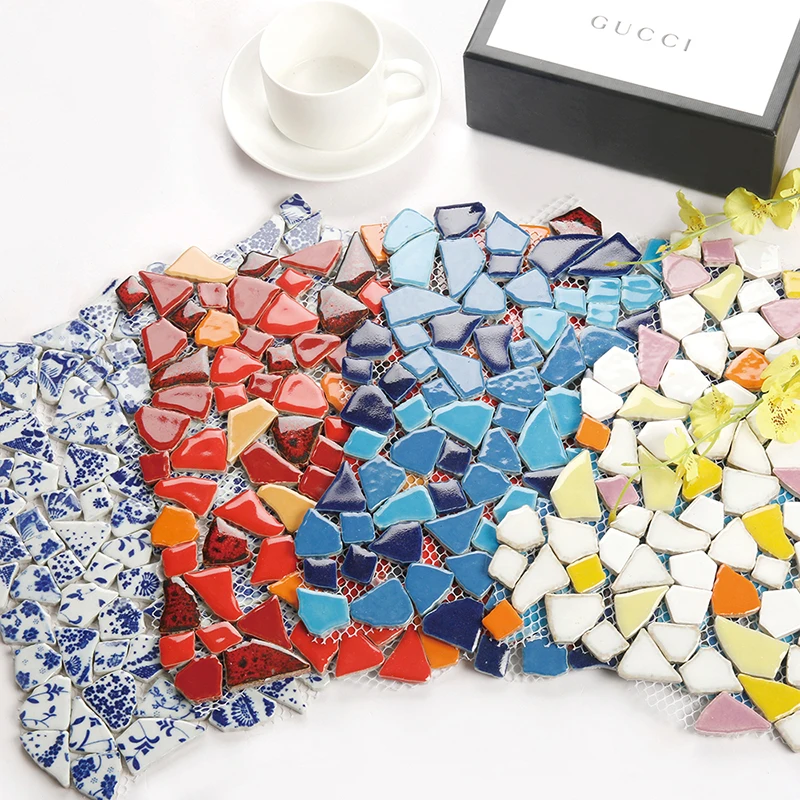 

Kepinfy irregular DIY ceramic tiles for swimming pools bathroom walls and floor