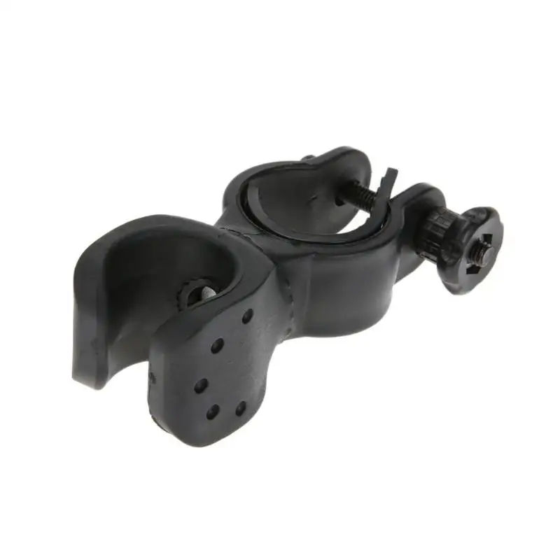2.5 360 Torch Clip Mount Bicycle Front Light Bracket Flashlight Holder Rotation With antiskid rubber gaskets Rotating Light clip