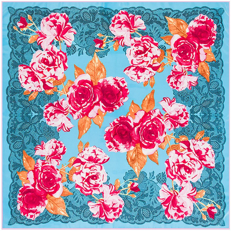 Женский шёлковый шарф хиджаб 100% X 100 см|brand silk scarf|silk brand scarfsilk scarf |