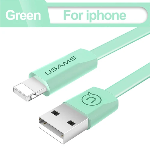 Green For iphone Usb кабель для iphone/Micro Usb/type C, 1,2 м зарядный кабель для iphone 6 7 8 x plus Usb c и Microusb и для освещения - Цвет: Green For iphone