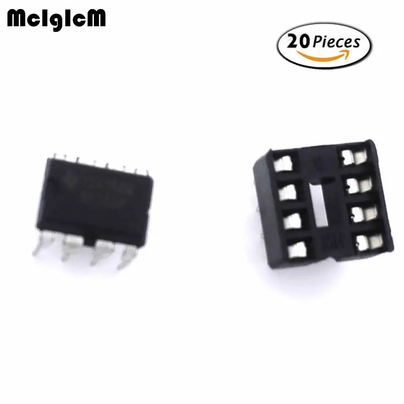 MCIGICM 20 штук(каждого по 10) NE555 IC 555 и 8-контактным гнезда DIP