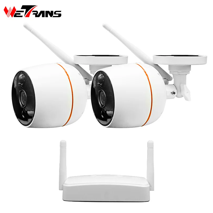 Wetrans безопасности камера системы видеонаблюдения 1080 P беспроводной IP NVR комплект