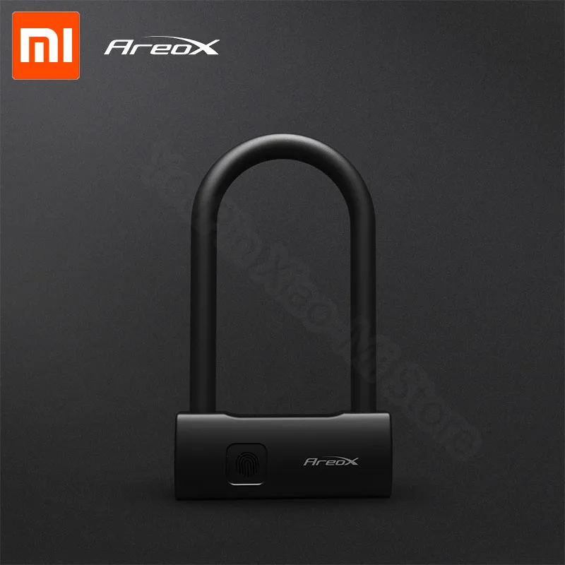 Xiaomi Mijia AreoX интеллектуальный замок с отпечатком пальца U8 шкафчик раздвижной двери автомобиля мотоцикла велосипеда замок окна пароль водонепроницаемый