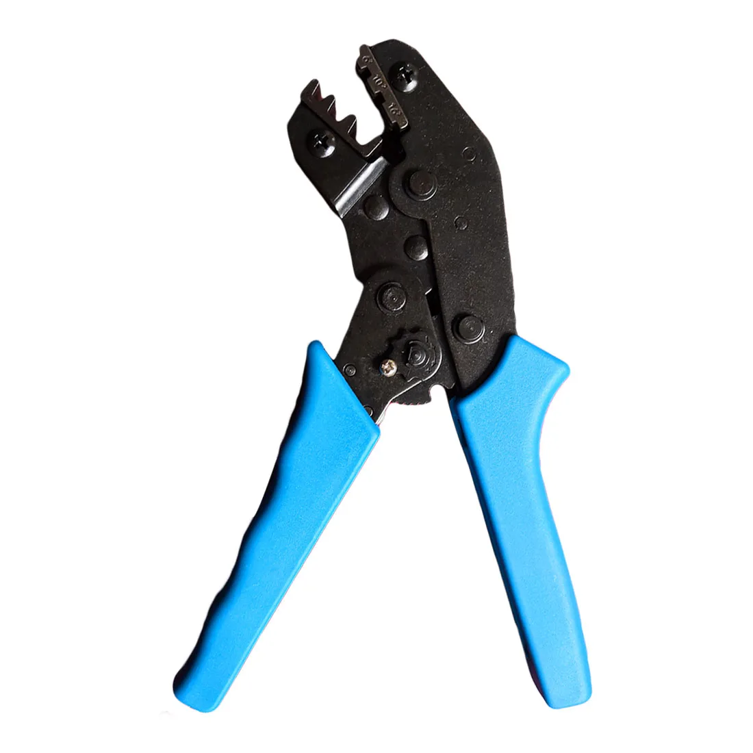 

Blue SN-16WF Pin Crimping Tool High-Carbon Steel Crimping Plier 6-16mm2 10-5AWG Crimper 0.1-1.0mm Square Dupont Crimp Tool