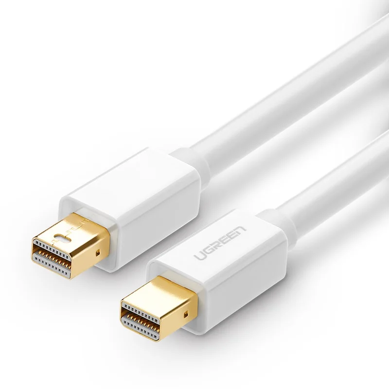

Mini DisplayPort to Mini DP Male to Male Adapter Cable For iMac Mac pro Air Support 2560*1600 Audio and Video Synchronization