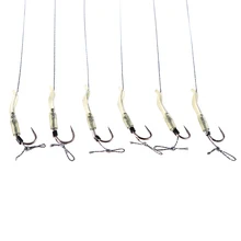 Рыболовный крючок рыболовные установки для волос плетеная резьба кривая труба с линией Карп снаряжение для рыбалки аксессуары из высокоуглеродистой стали Pesca