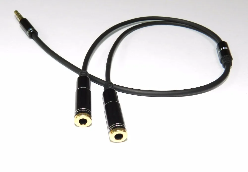 Universal 3.5mm 1 Male to 2 Female Audio Headphone Splitter Connecter Adapter For Phone Extension Cable  Earphone Accessories22 (7)132