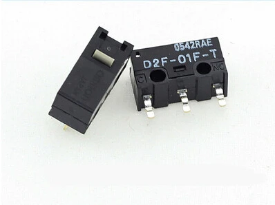 

2pcs/lot 100% original made in Japan gray dot Omron D2F-01F D2F-01F-T mouse micro switch mouse button gold alloy contacts