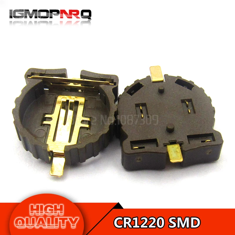 

10pcs Computer Button 3V Battery Holder Conntor Socket Case CR1220