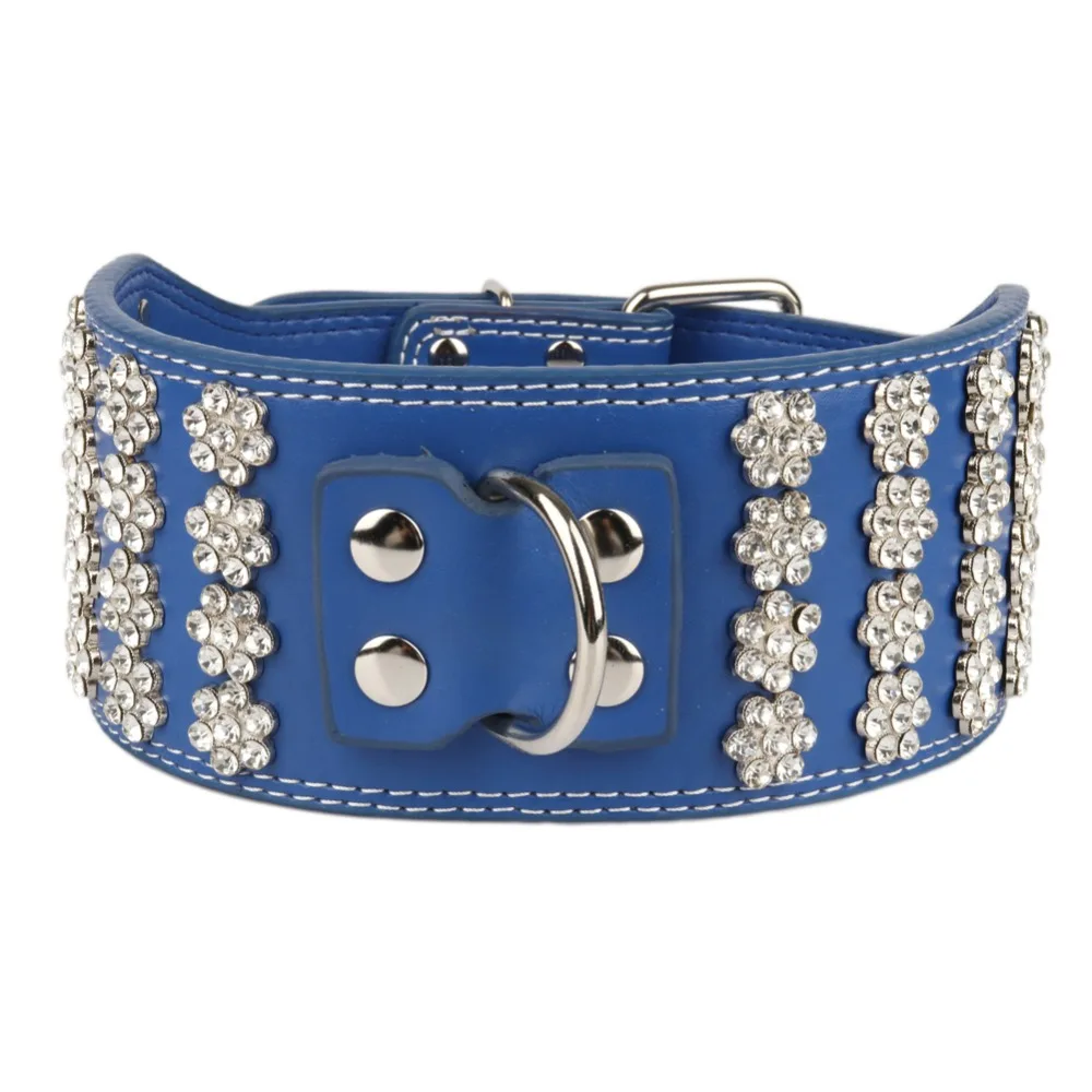 A Big Dogs Collars Rhinestone Accessories Personalized Supplies Animals